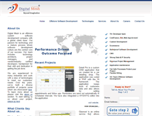Tablet Screenshot of digitalmesh.com
